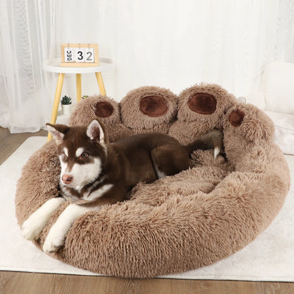 Dog paw sofa for dogs